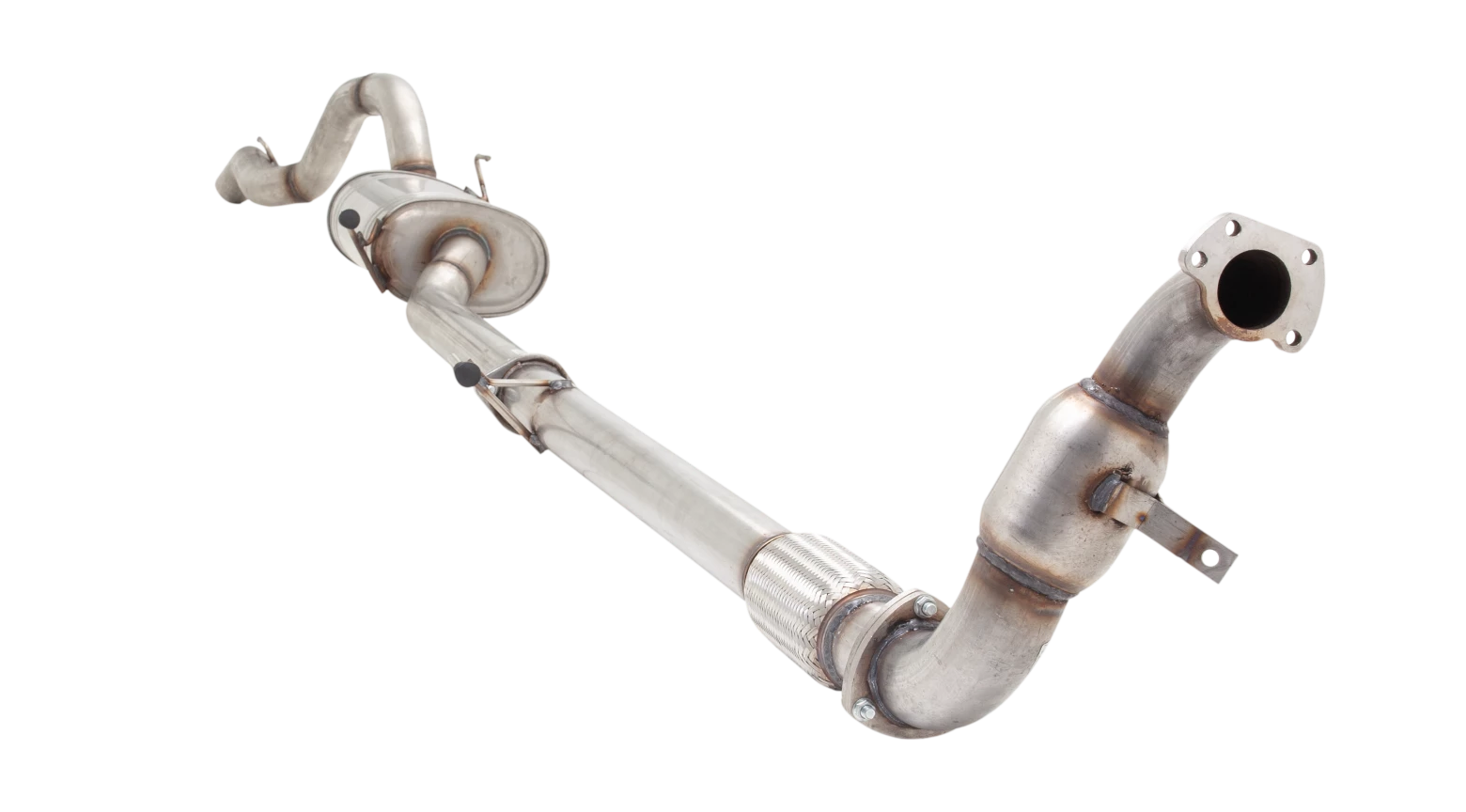 Holden RG Colorado 2.8L Raw 409 Turbo Back System with High Flow Cat