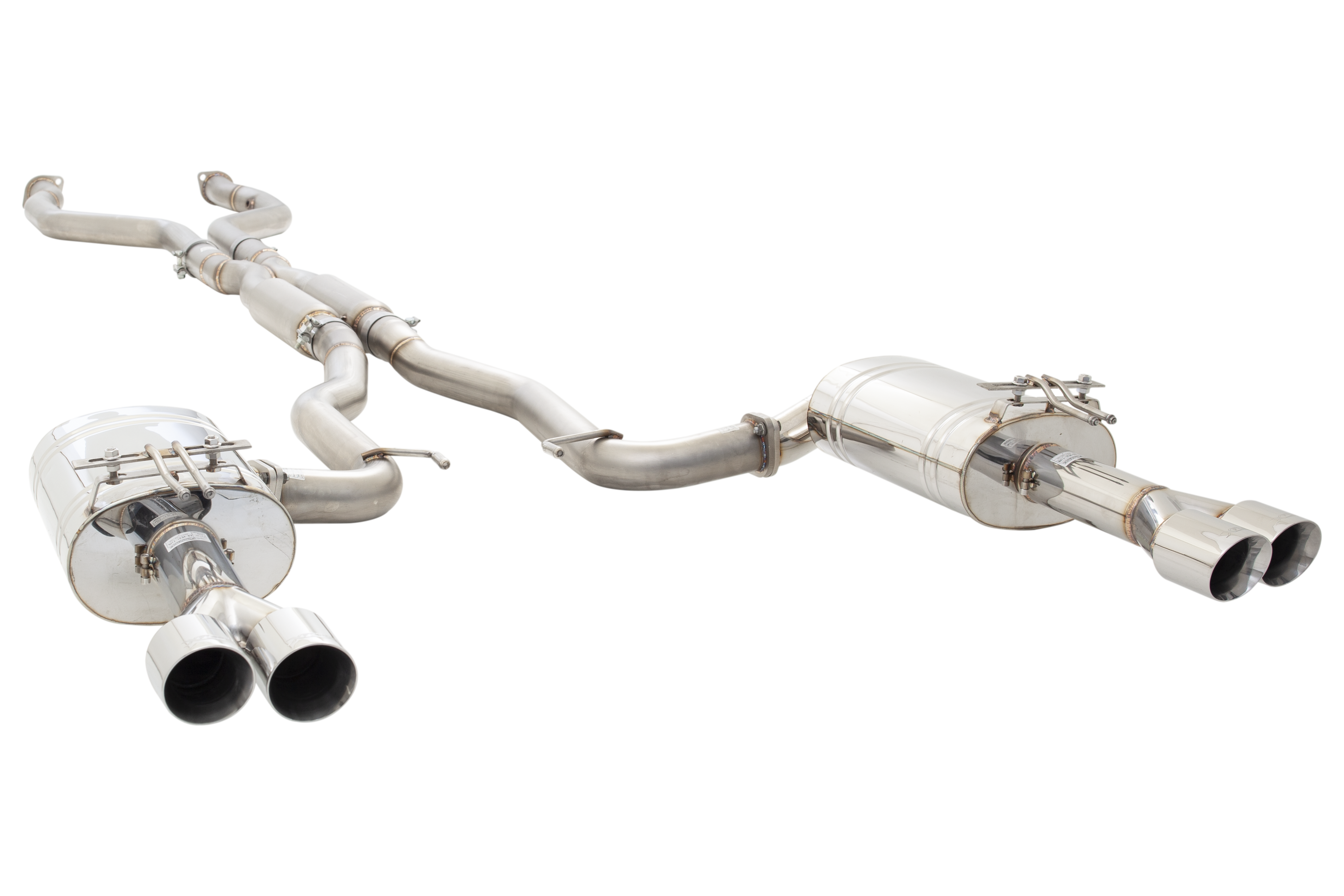 HSV VF Sedan & Wagon 304 Stainless Steel Twin 3" Cat Back System