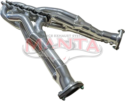 NISSAN PATROL Y62 5.6 LTR V8 2013 TO CURRENT EXTRACTORS - CERAMIC COATED (SILVER)