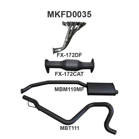 FALCON EA - AU 6 CYLINDER SEDAN FULL SYSTEM MUFFLER/TAILPIPE