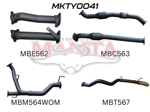 VDJ200 2.5IN WITH CAT NO MUFFLERS, DUMP TIP