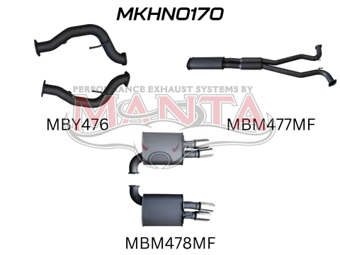 VE V8 Sedan Wagon 3in Catback Muffler/Muffler