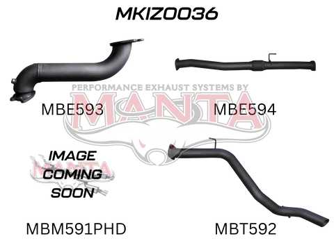 MU-X 2012 ON 3.0L WITHOUT CAT & WITH HOTDOG